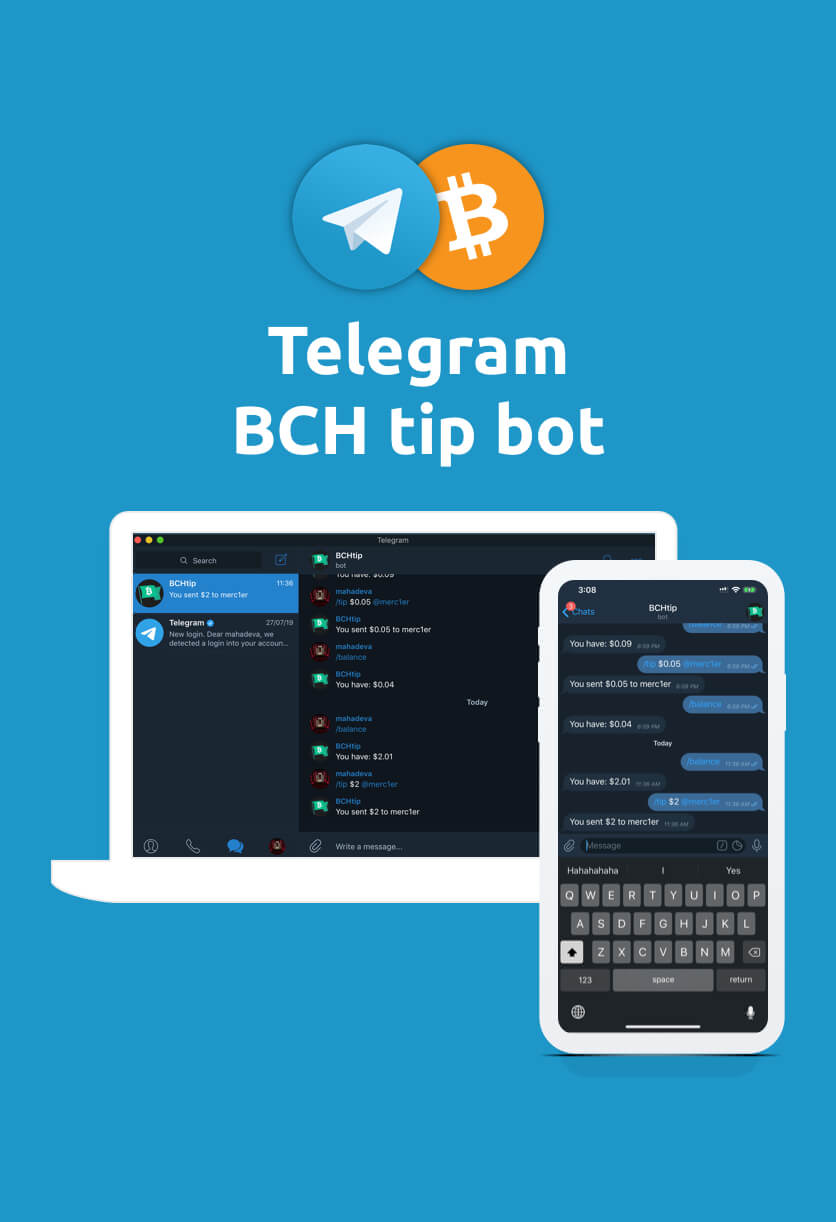 Bitcoin Cash Telegram Tip Bot